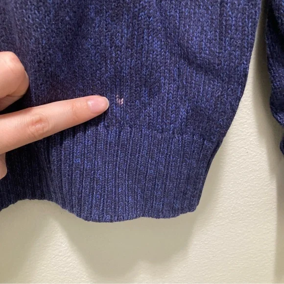 Vintage Cambridge Classics Men’s 100% Cotton V-Neck Knit Sweater - Picture 6 of 7